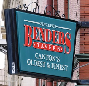Bender's Tavern Outdoor Building Sign