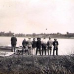 Bender's Tavern Historic Ed Bender and Group Fishing