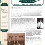 Bender's Tavern Newsletter